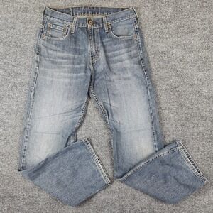 Levis 569 Jean Men's 30x32 Loose Fit Straight Leg Denim Medium Wash Blue Worn